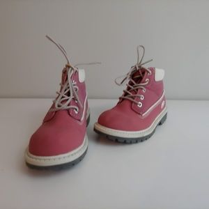 Youth girls 12.5 Backside 180 shoes high top pink